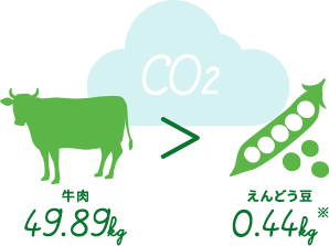 牛肉49.89kg＞えんどう豆0.44kg 
