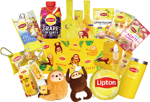 ご応募いただいた方の中から抽選で10名様にLipton Friends Setをプレゼント!!