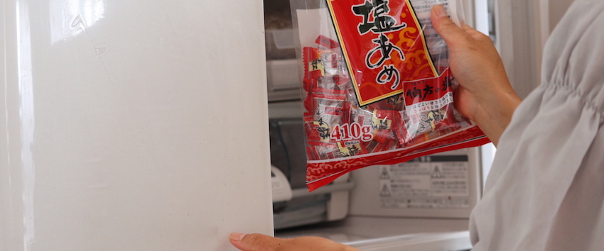 冷やして入れて持ち運び 熱中症対策に 塩あめ おかしなくらいおかし好き