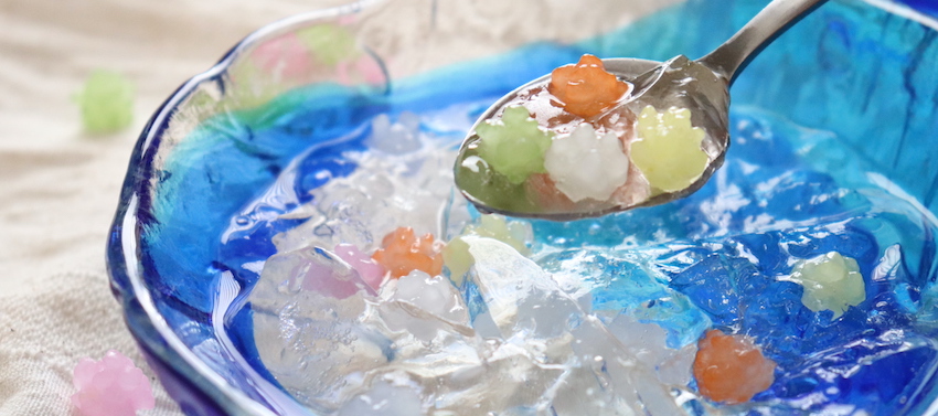 噂の 水ゼリー をお菓子でおいしくたのしくアレンジしてみよう おかしなくらいおかし好き